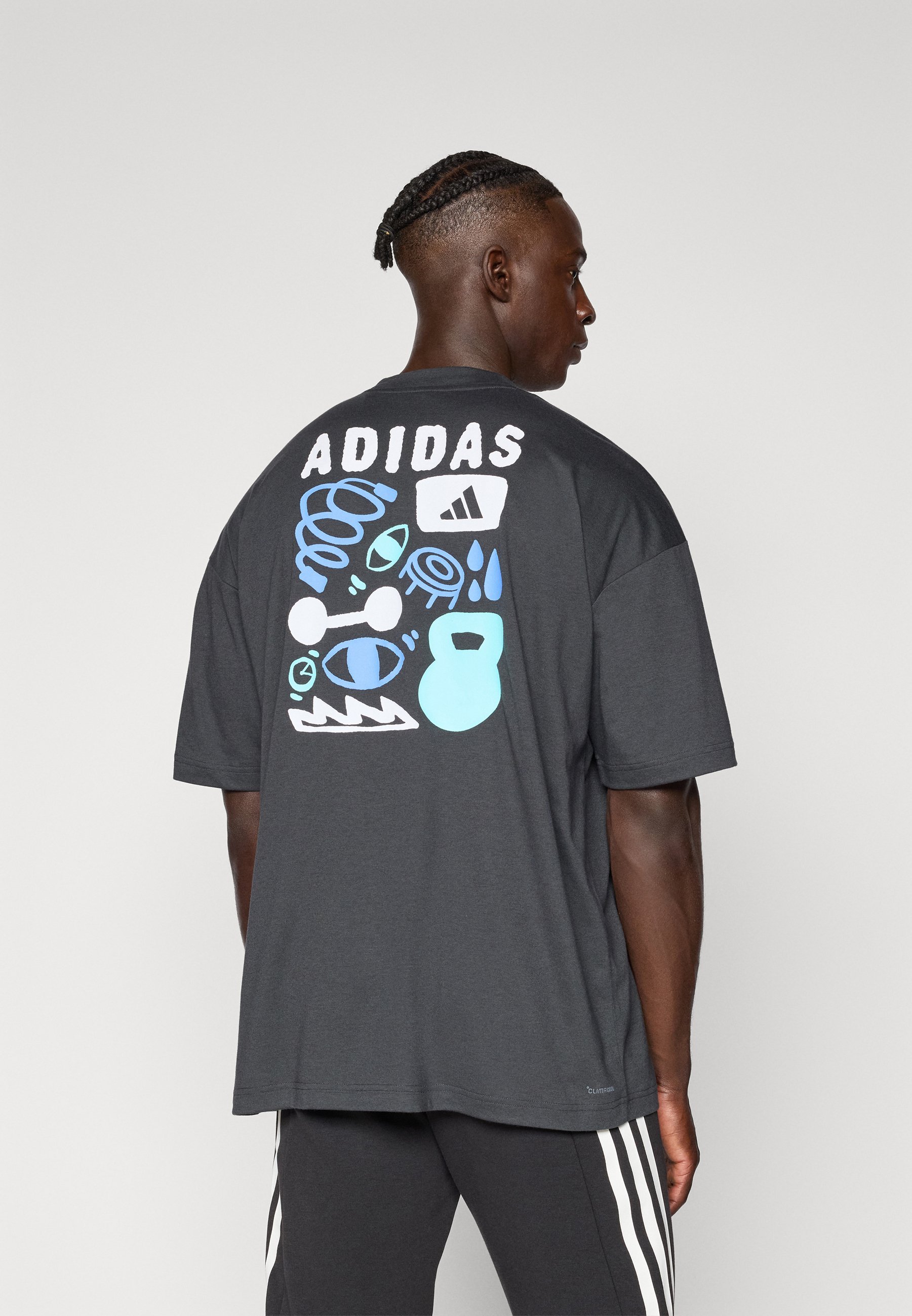 T-shirt adidas Performance - Imprimé - Noir