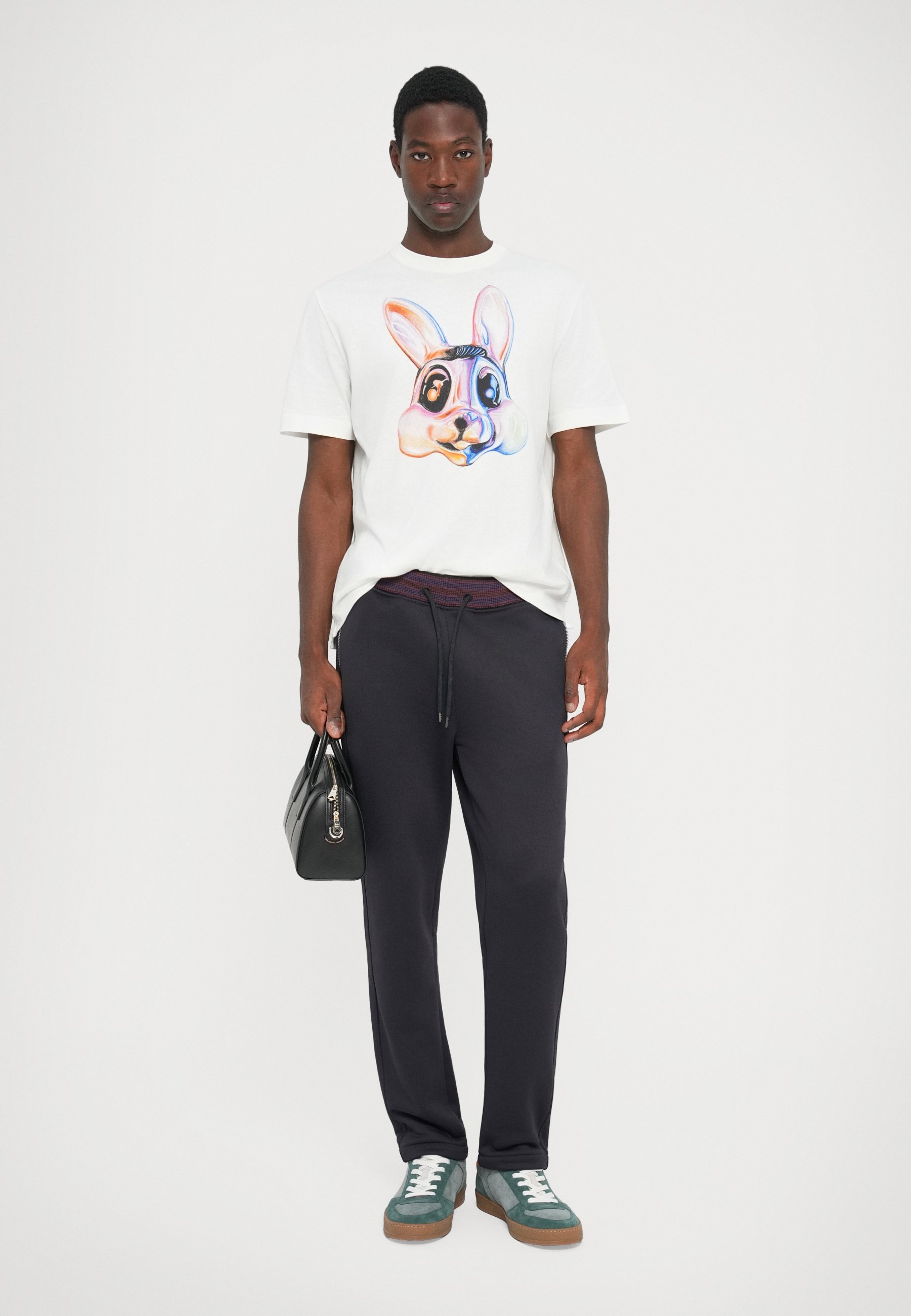 PS Paul Smith HEREN KONIJN - T-shirt met print - wit