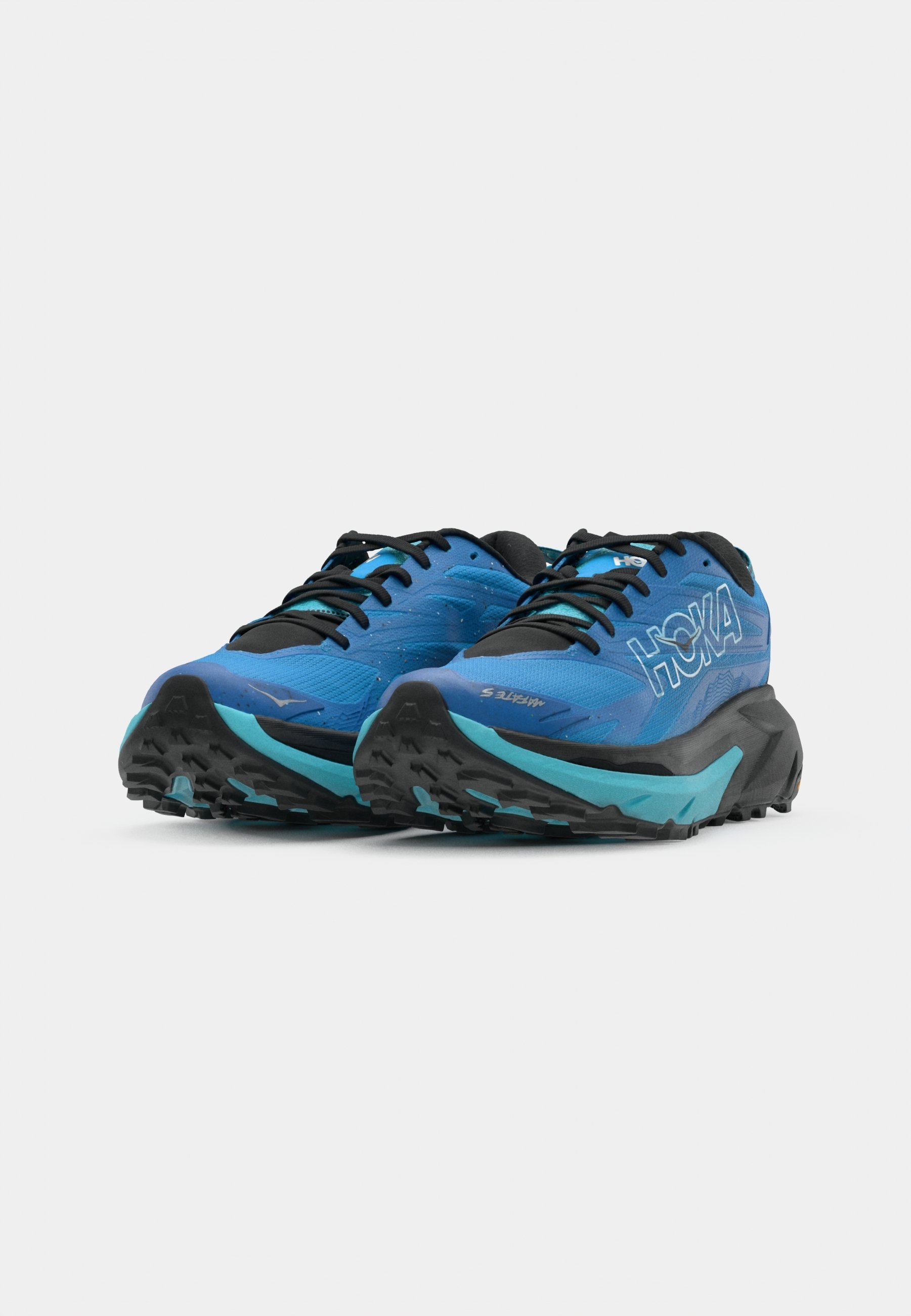 HOKA MAFATE 5 - Trailrunningschuhe - Himmelblau/Schwarz