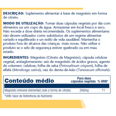 Solaray Magnesium-citrátové kapsle 90 kapslí