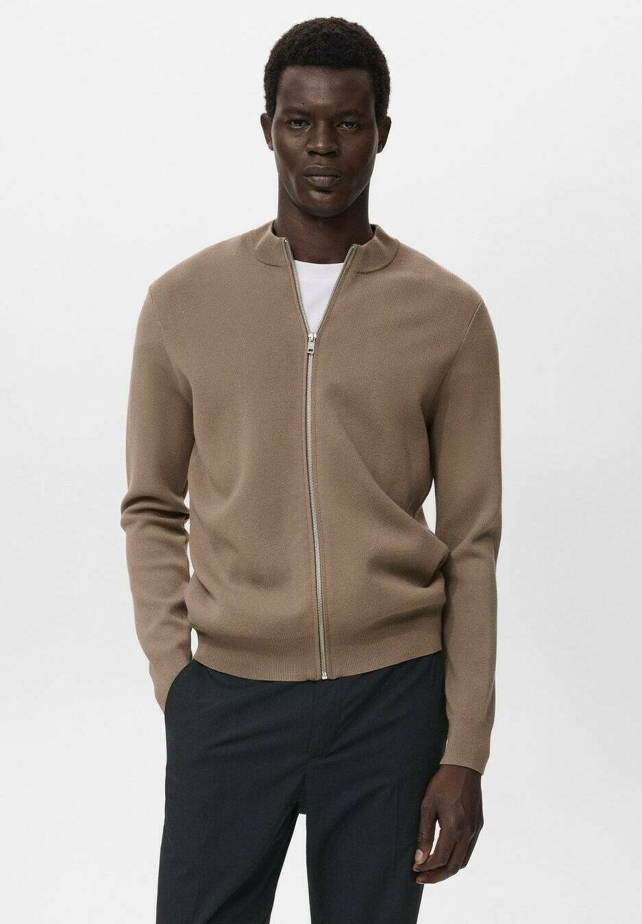 Cardigan Mango - marrone medio
