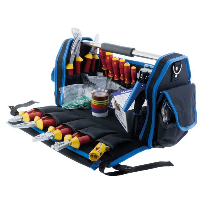 Caisse à outils textile professionnelle pour installateur - Klauke