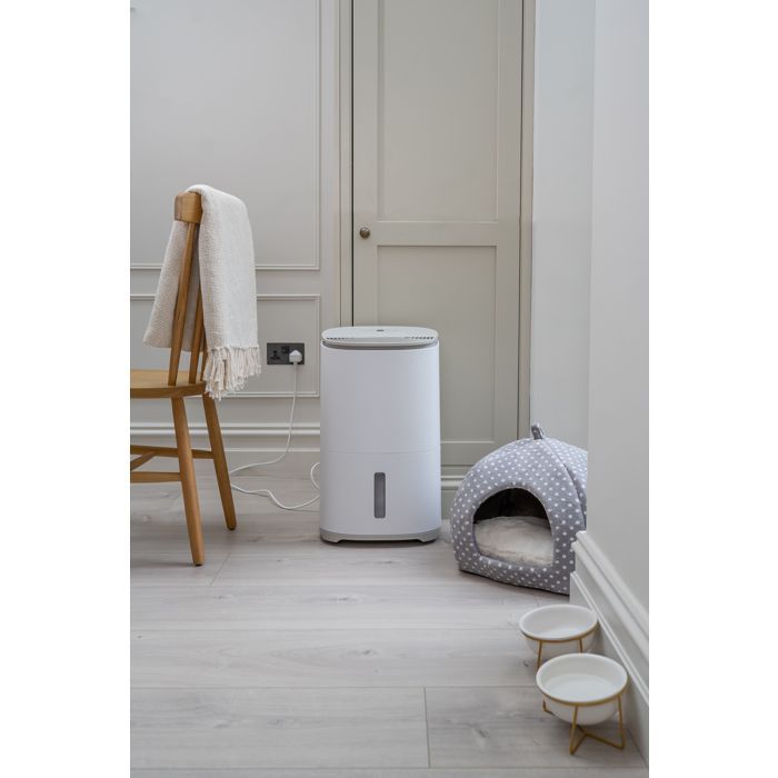 MeacoDry Arete One 20L Luftentfeuchter mit Reinigungsfunktion – Leise, energieeffizient, ideal für 4 Schlafzimmer