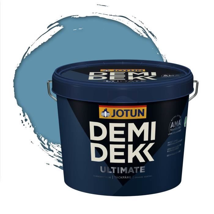 Peinture Bois - DEMI DEKK ULTIMATE - Satinée - RAL 5024 - 3L - Extérieur/Intérieur