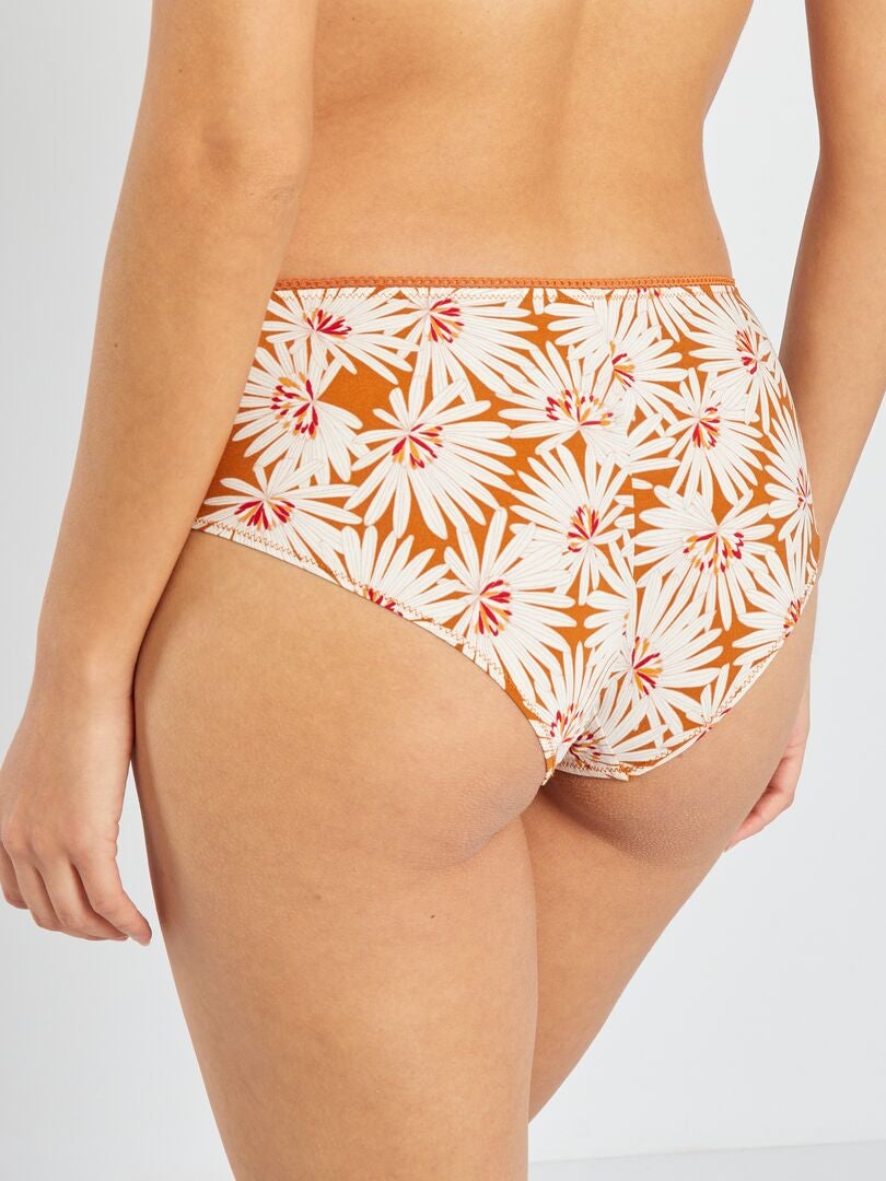 Culotte van microvezel 'Sans Complexe' - ORANJE
