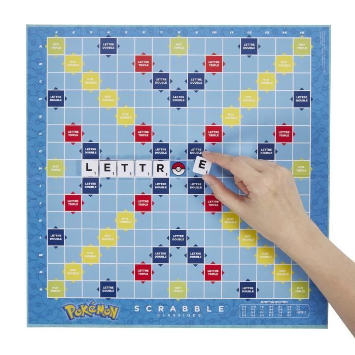 Scrabble® Pokémon - Jogo de tabuleiro para toda a família com 2 modos de jogo HXT27