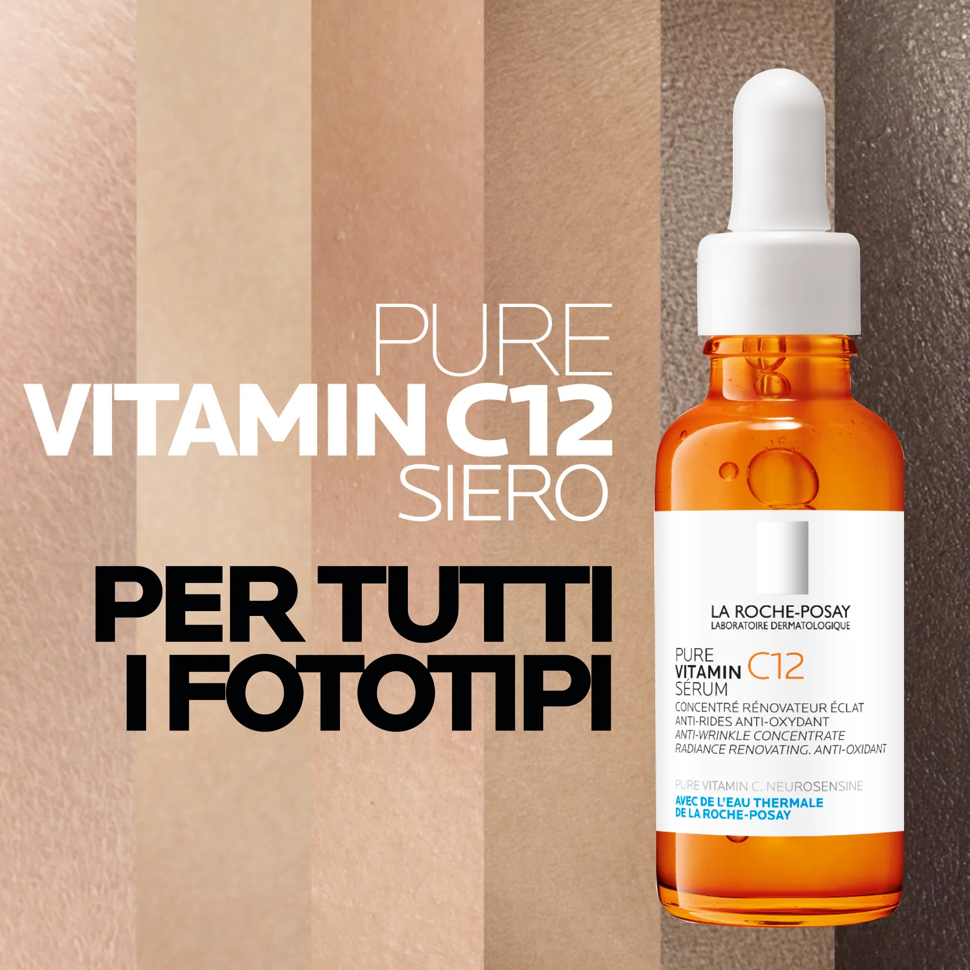 Pure Vitamin C Pure Vitamin C12 Siero Antirughe e Illuminante - Siero viso antirughe, Siero viso effetto globale