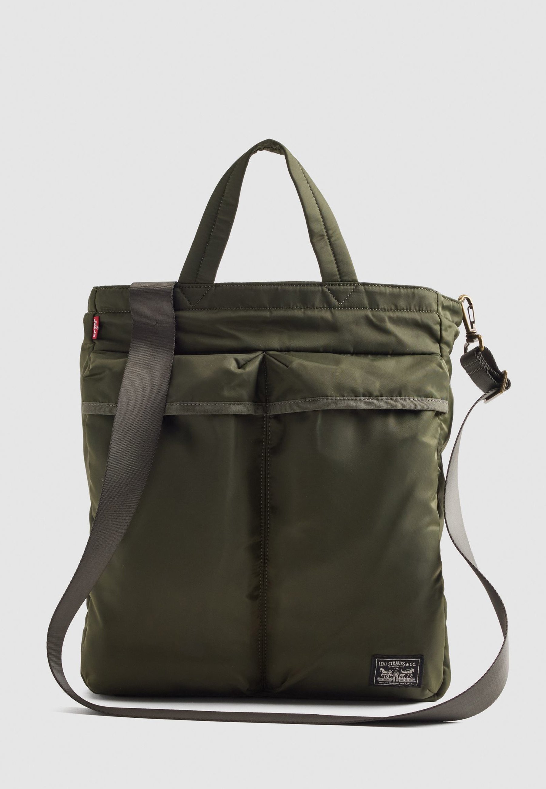 Borsa tote Levi's® MISSION BAY UNISEX - colore verde oliva