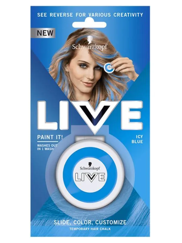 Schwarzkopf Live Kreda do włosów Icy Blue