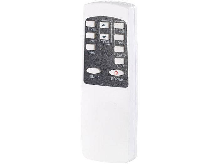 Condizionatore d'aria portatile - Non specificato - 7000 BTU/h - Classe energetica A - Programmabile - 2 velocità della ventola