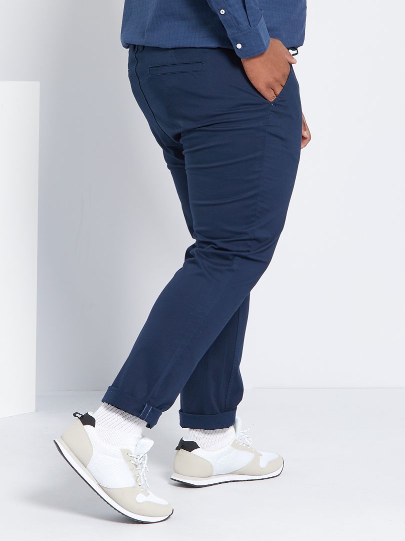 Calça chino slim L30 - azul