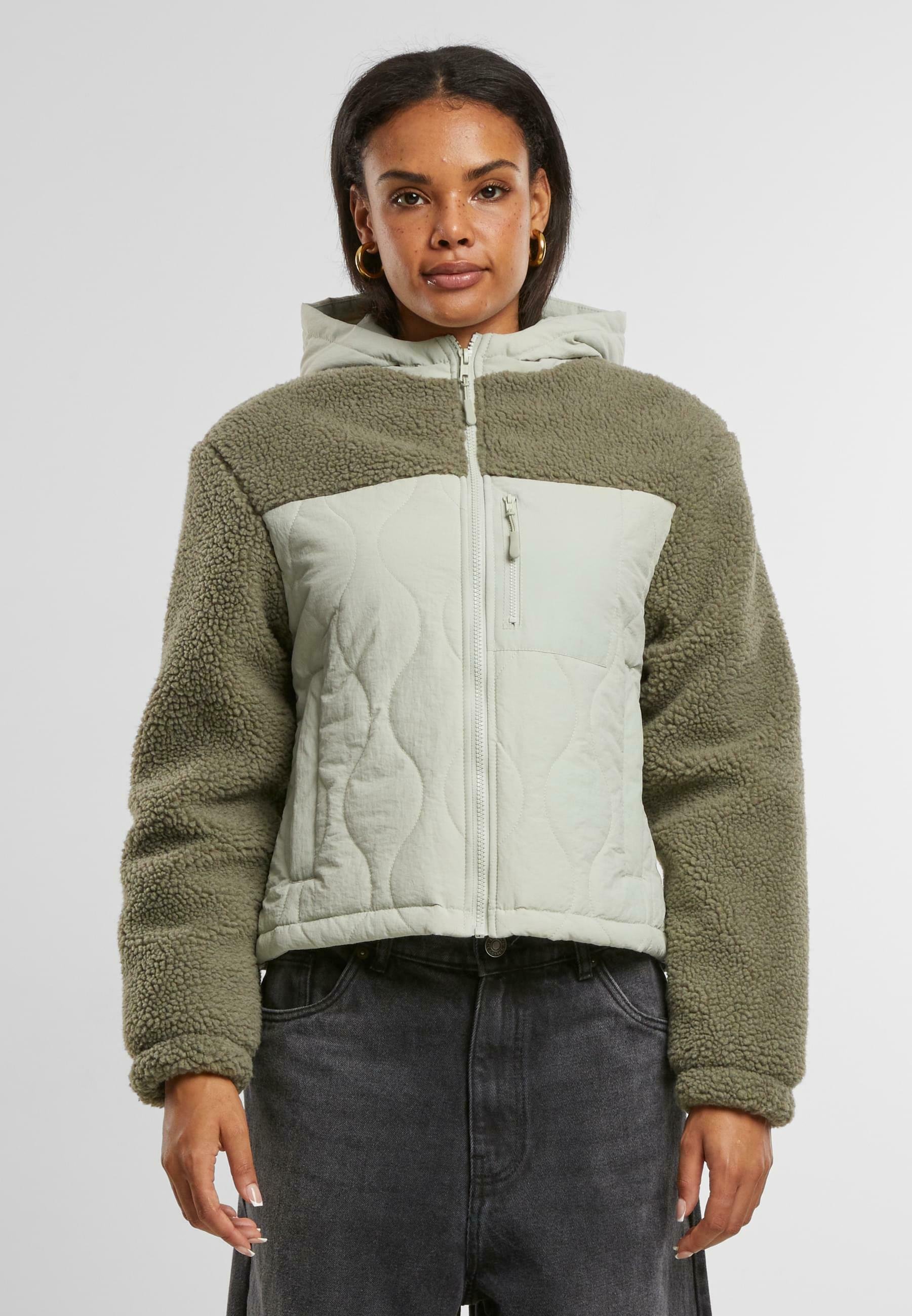 Urban Classics CRINKLE - Winterjas - lichtgroen steengroen