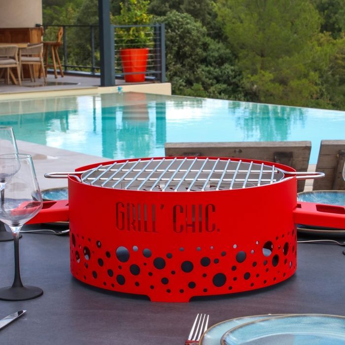 Ptit Grill Red Steel Barbecue