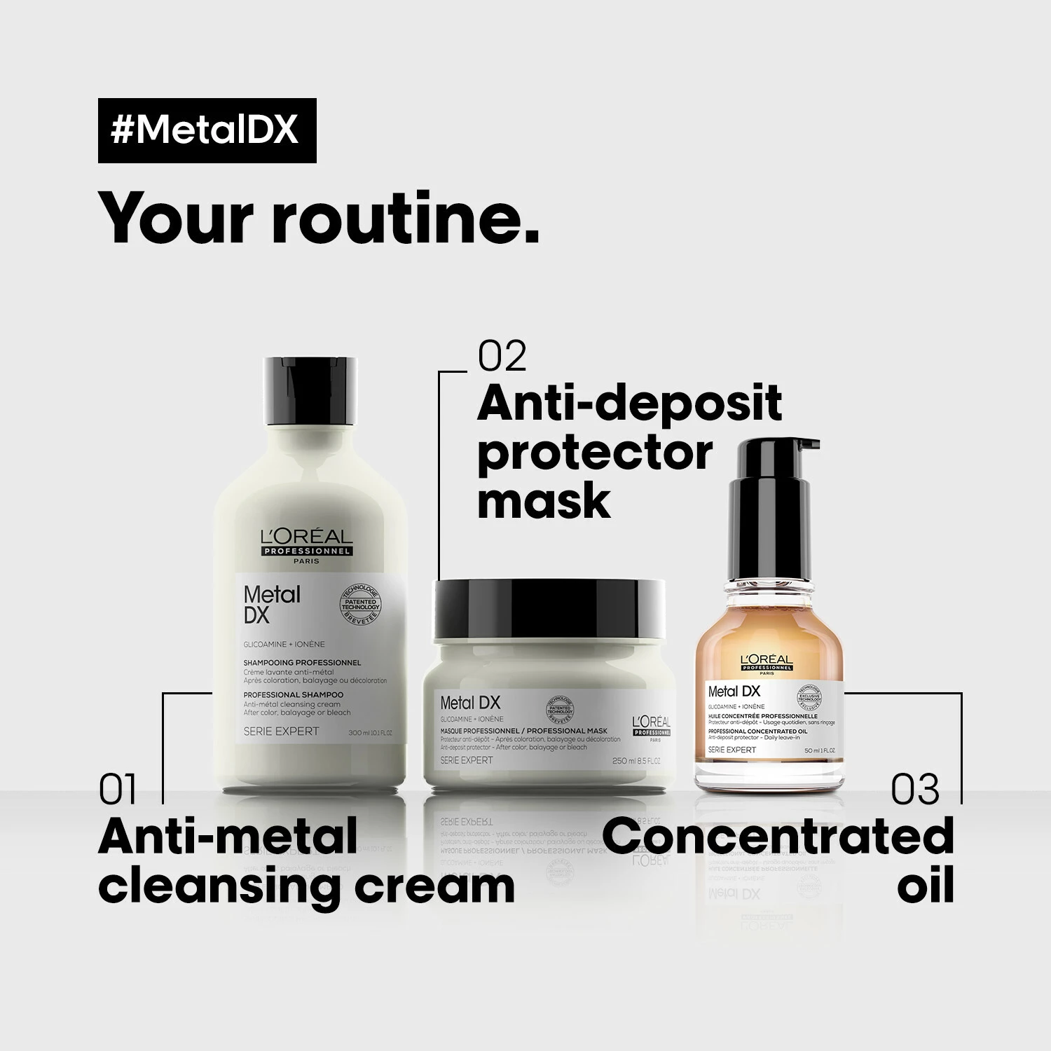 Metal DX Anti-Deposit Protector Skoncentrowany olejek 50 ml - L'Oréal Professionnel