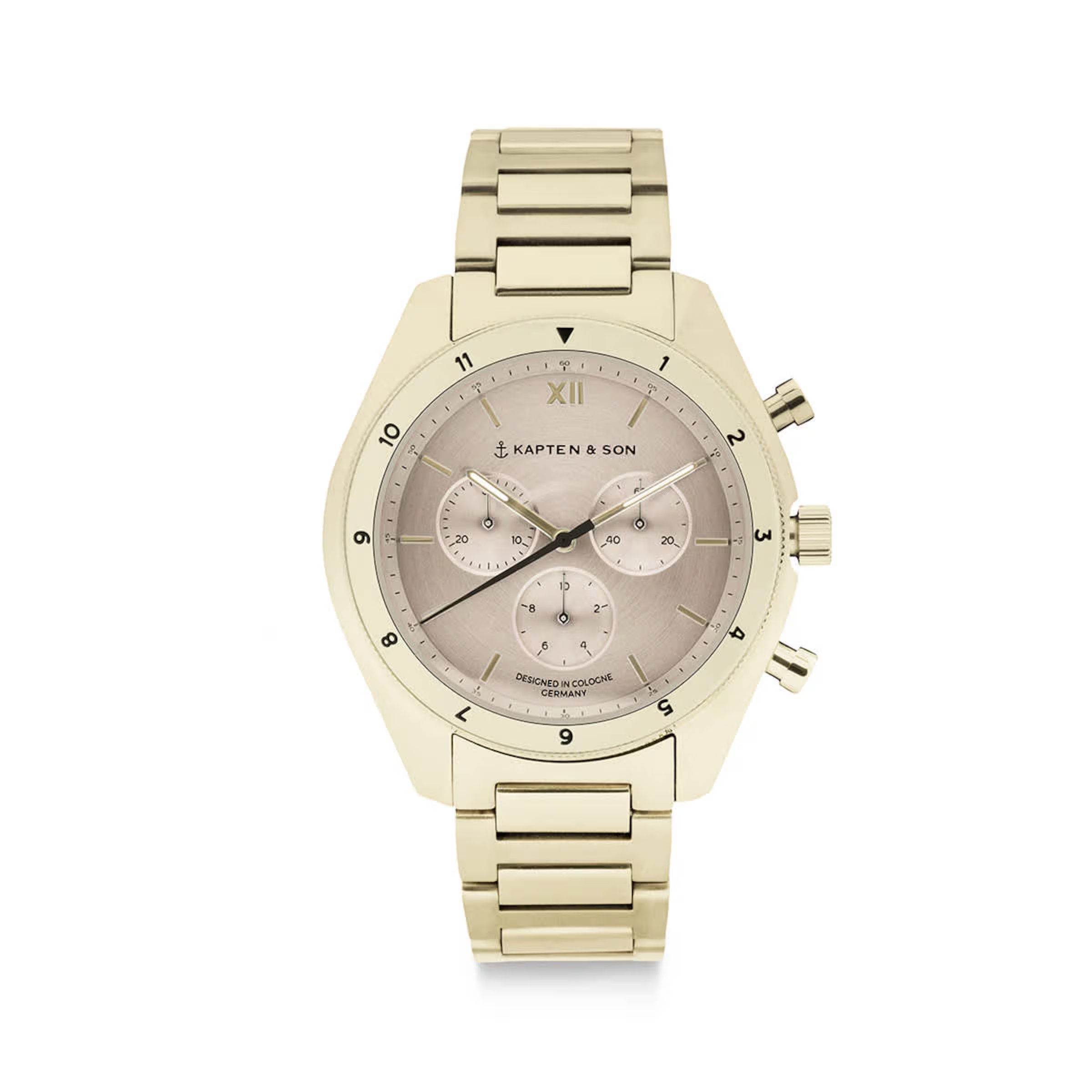 Rise Small Light Gold Cream Steel