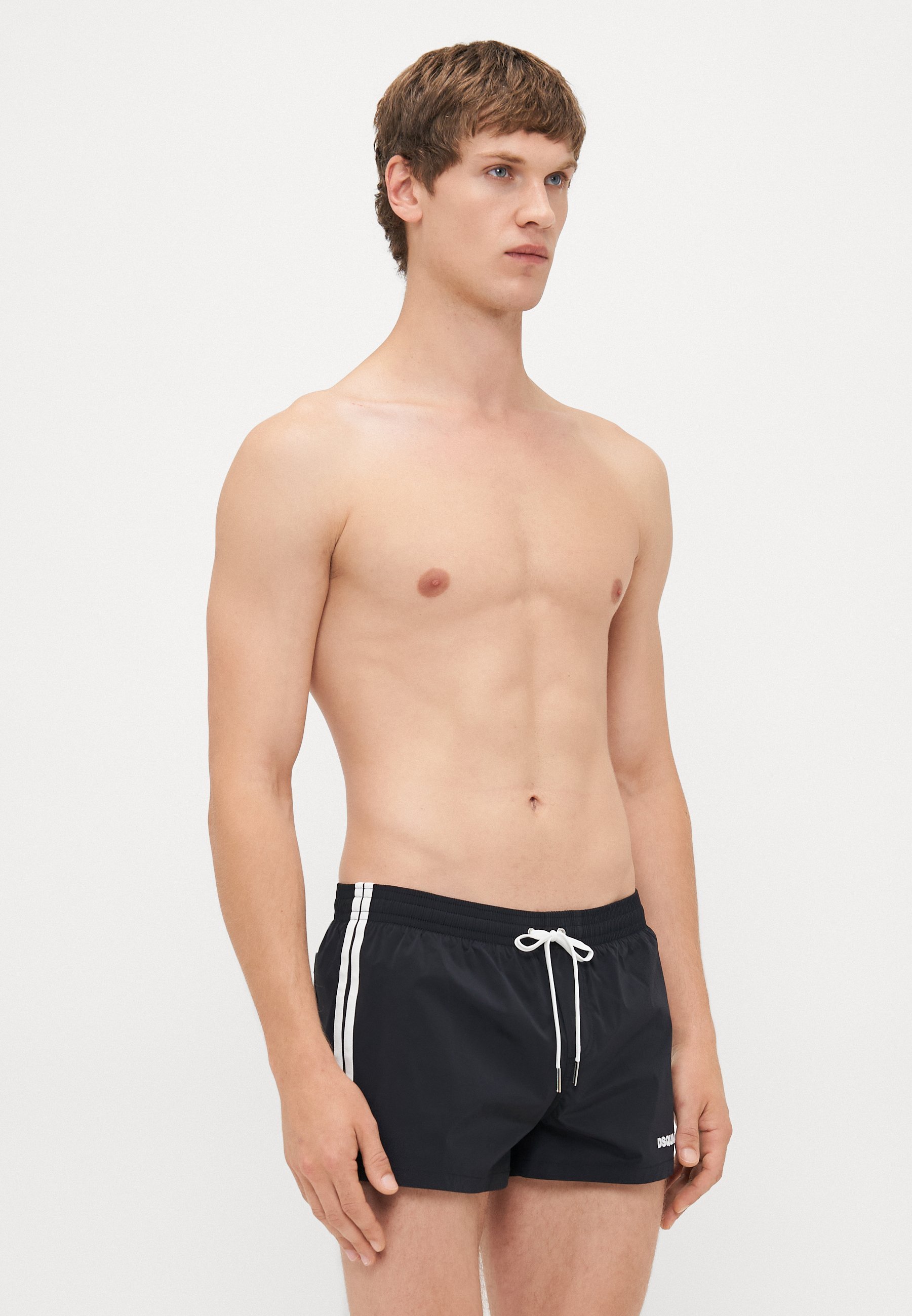 Dsquared2 NEOCLASSIC LOGO MINI - Pantaloncini da bagno - neri