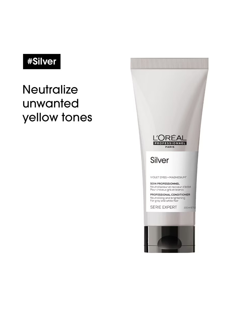 L'OREAL PROFESSIONNEL Silver Conditioner για γκρίζα, λευκά ή ανοιχτόχρωμα ξανθά μαλλιά