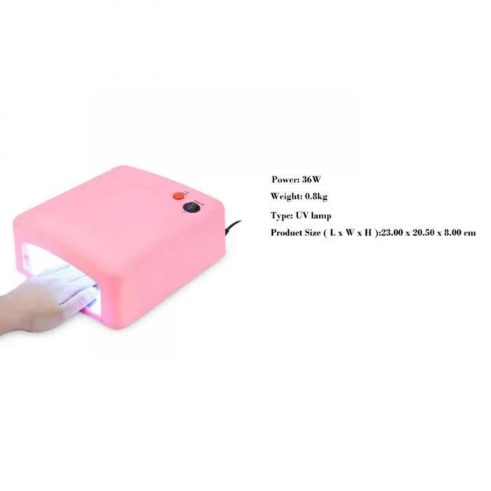 36W UV Lamp Manicure Pedicure Nail Dryer Gel Nail Machine Timer Function LED Nail Dryer Professional Polisher EU Plug