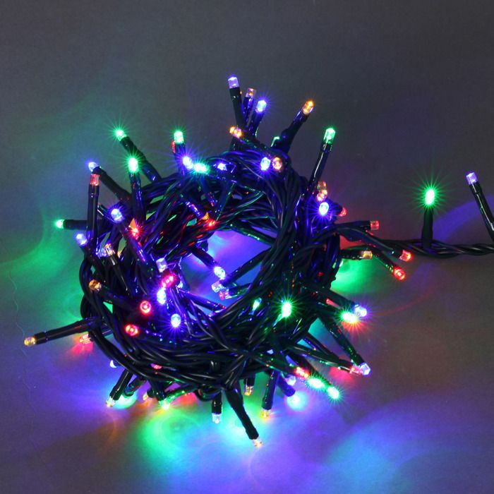 400 guirnaldas de luces LED multicolor para exteriores