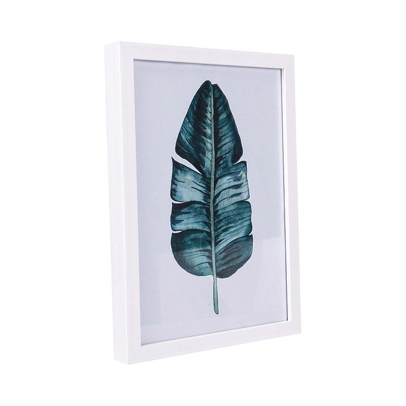 Cornice cubica 21 x 30 cm, bianca