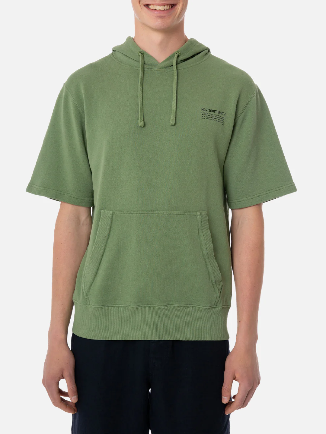 Sweatshirt met korte mouwen voor heren