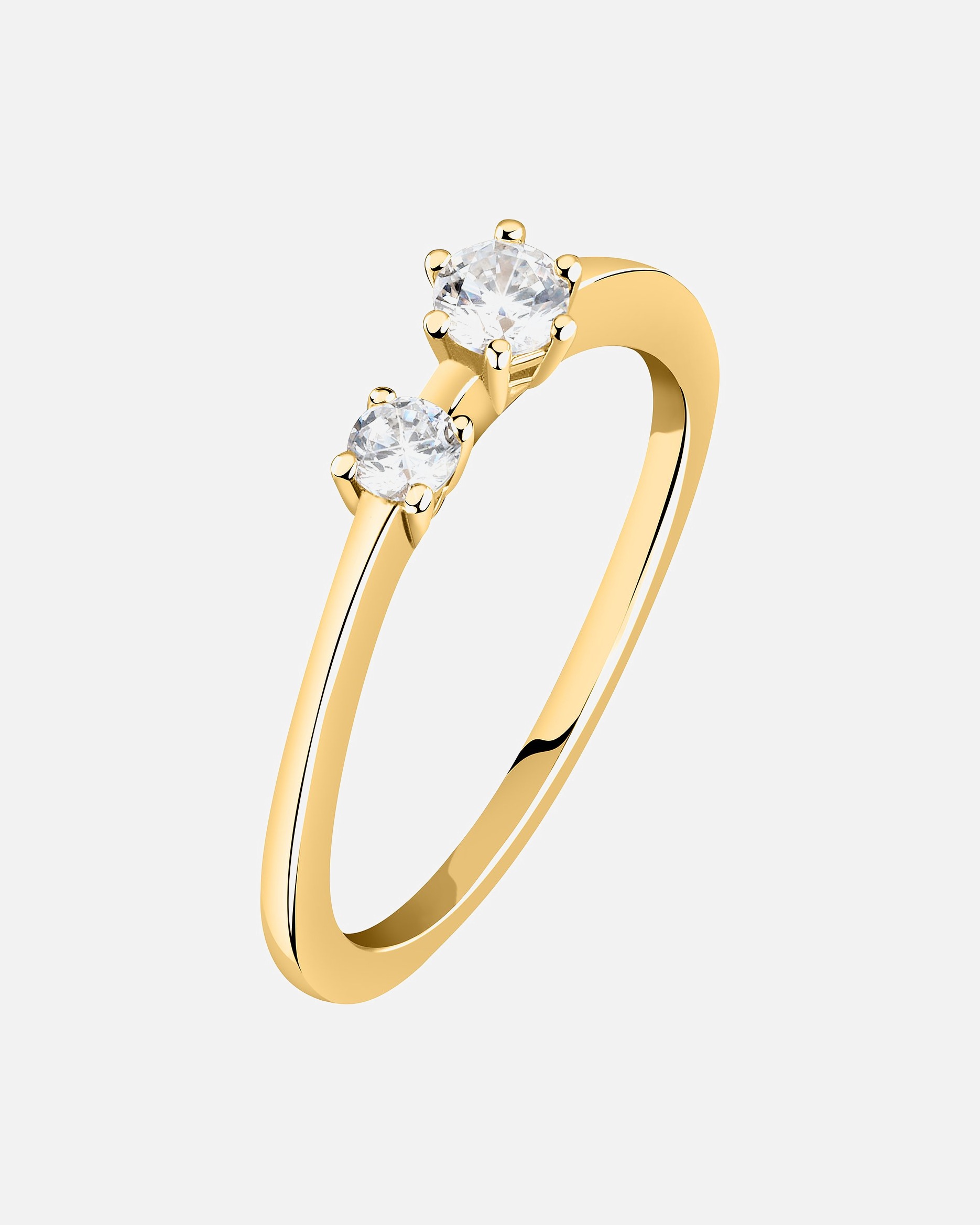 Live Diamond Bagues or jaune