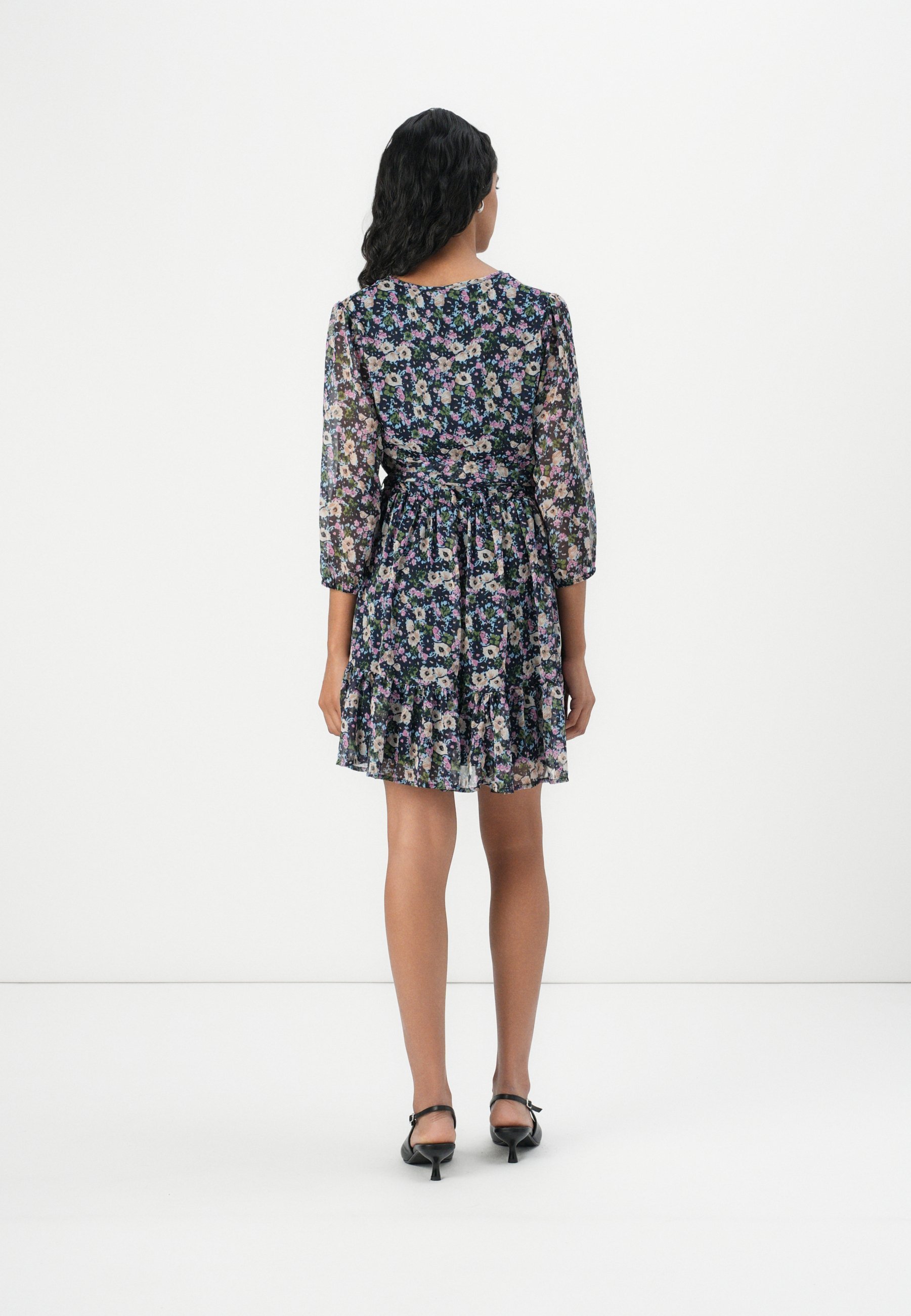 ROBE COURTE VILA VIFALIA - Robe de jour - Blazer bleu marine