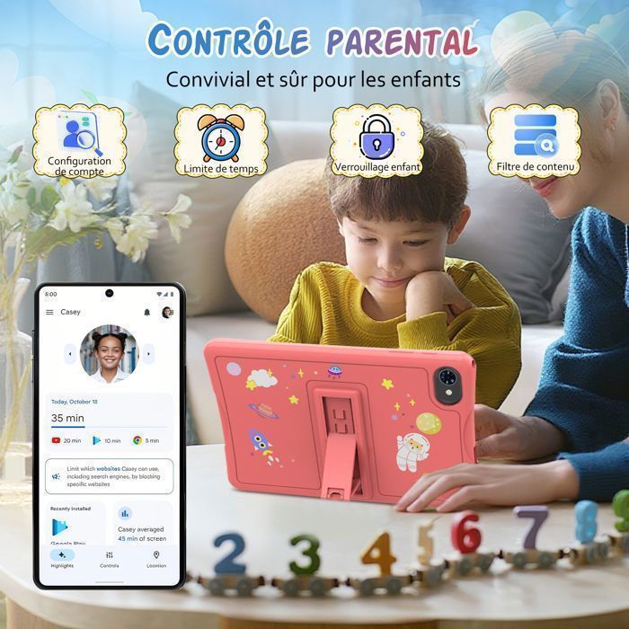 Tablette tactile enfant 10,1
