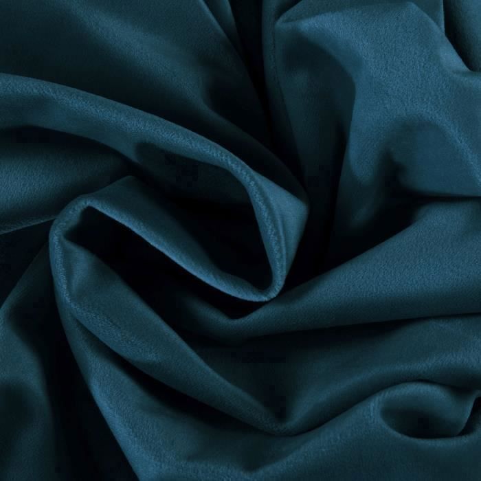 VERCART Large Bed Cushions, Reading Pillow, Support Cushions, Bolster, Anti-Reflux Pillow, Dark Blue Velvet, 180cm