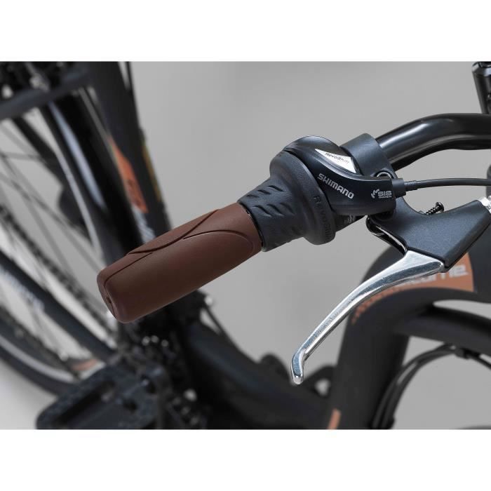 Licorne Bike Stella Premium City Bike 24,26 et 28 pouces – Vélo hollandais, Garçon [Noir, 28]