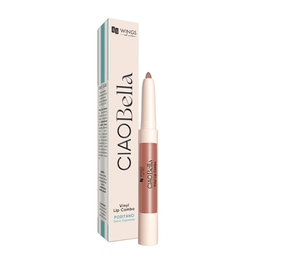 AA Wings of Color CIAO Bella Vinyl Lip Combo konturówka i błyszczyk do ust 2w1 04 Salted Caramel Mix 0,85 g   4 g