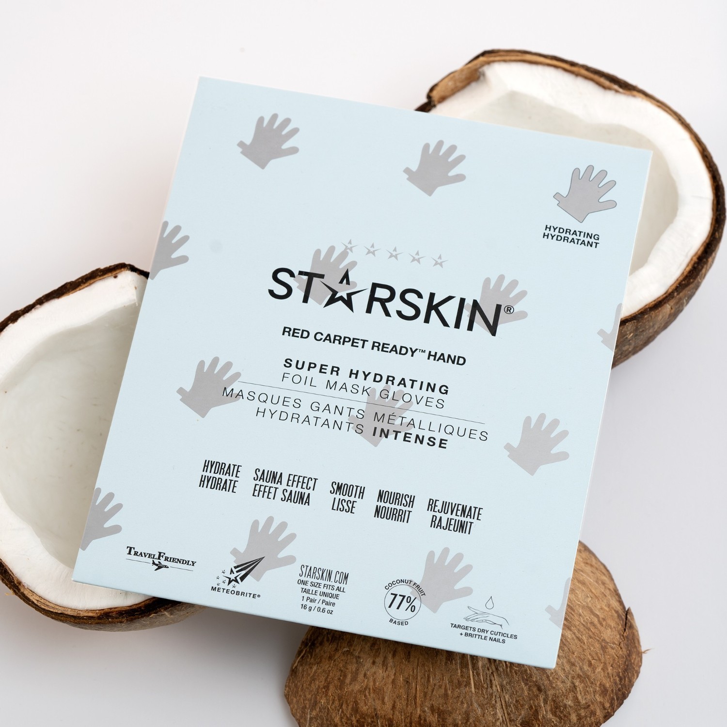 Pleťová maska STARSKIN® Red Carpet Ready Hand 3+1 balenie – 1 kus