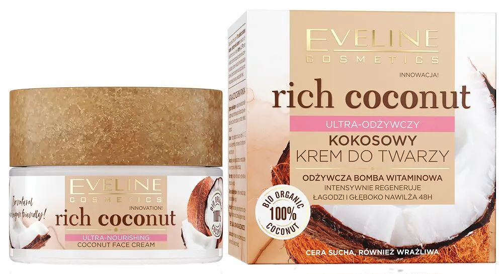 Eveline Rich Coconut Krem ultra-odżywczy na dzień i na noc