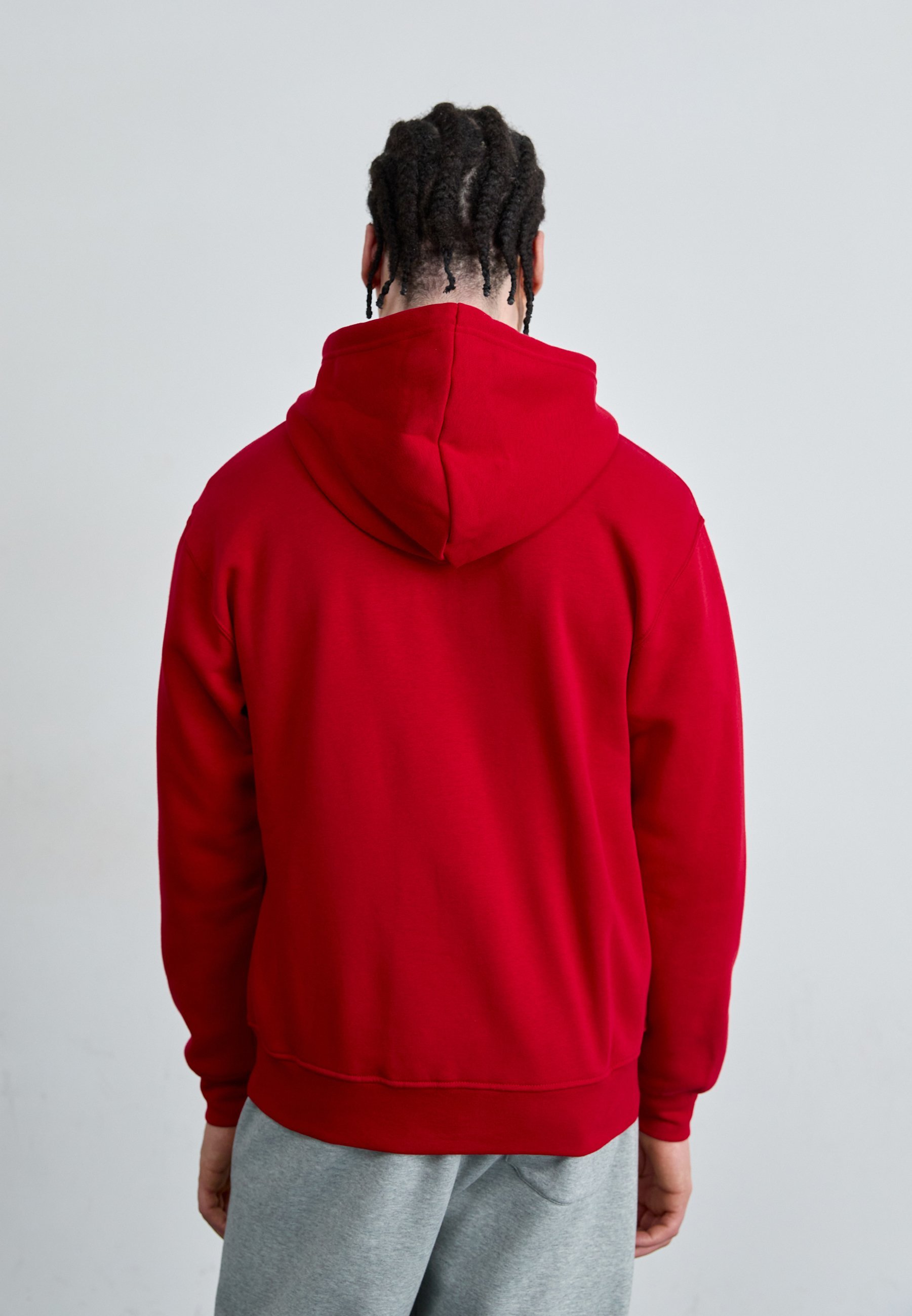 Felpa con zip Jordan - rosso palestra