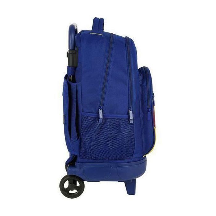 FC Barcelona wheeled schoolbag - Compact - Blue - Polyester - Removable