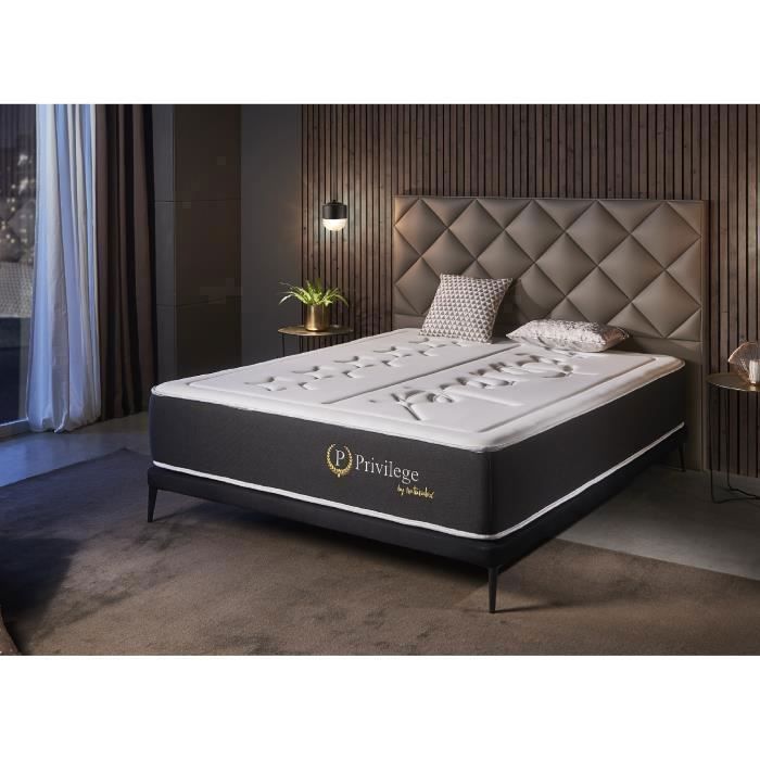 Naturalex Privilège Mattress 160x200 cm - High Resilience Foam and Blue Latex - Memory Foam - 7 Zones
