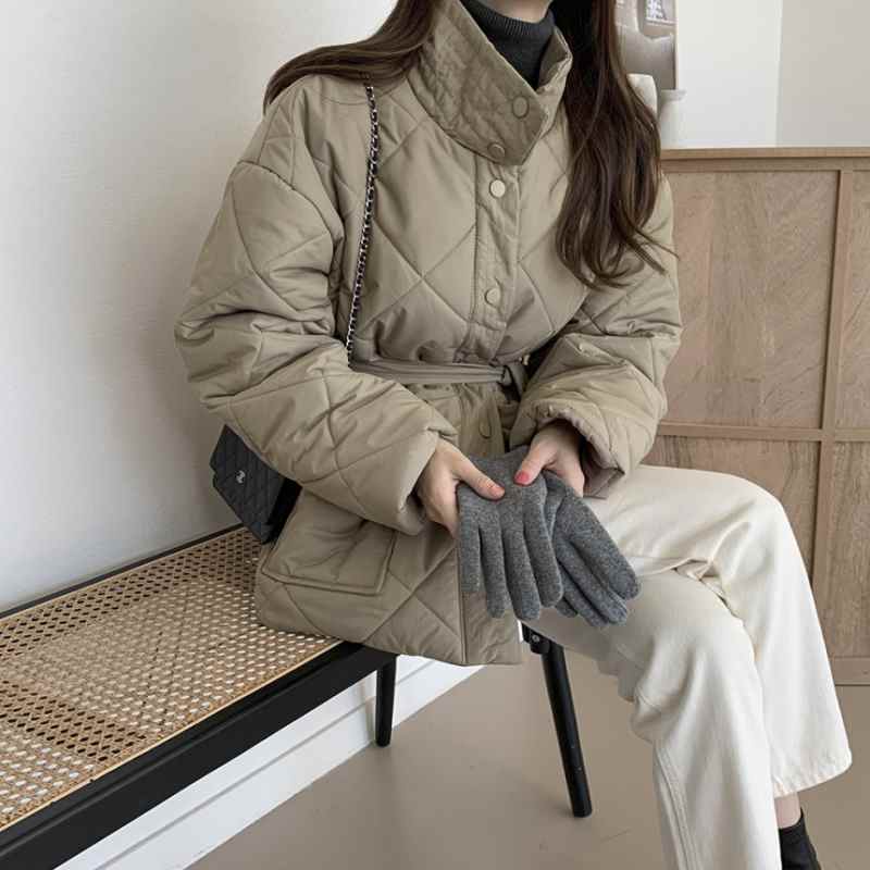 HziriP 2021: nuovo cappotto invernale spesso e caldo, elegante modello monopetto con colletto alto; giacca ideale per l'ufficio e occasioni formali