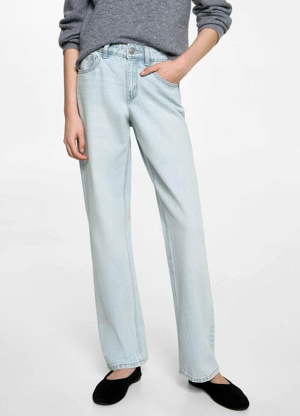 Jean droit Mango Kids - bleu clair