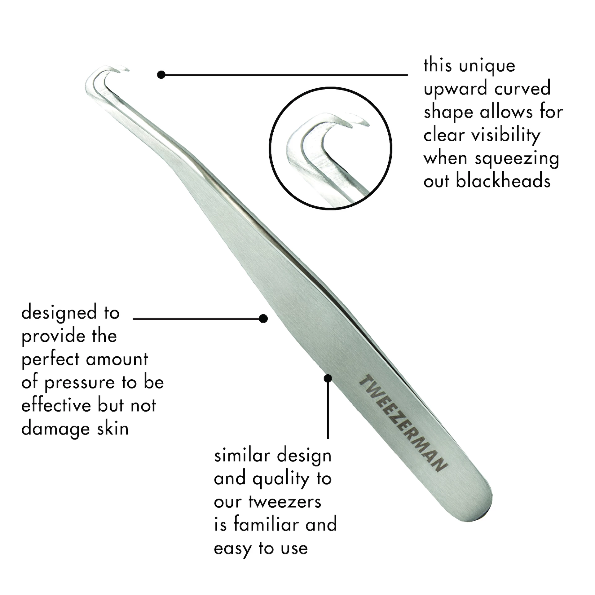 Extractor de puncte negre - Tweezerman