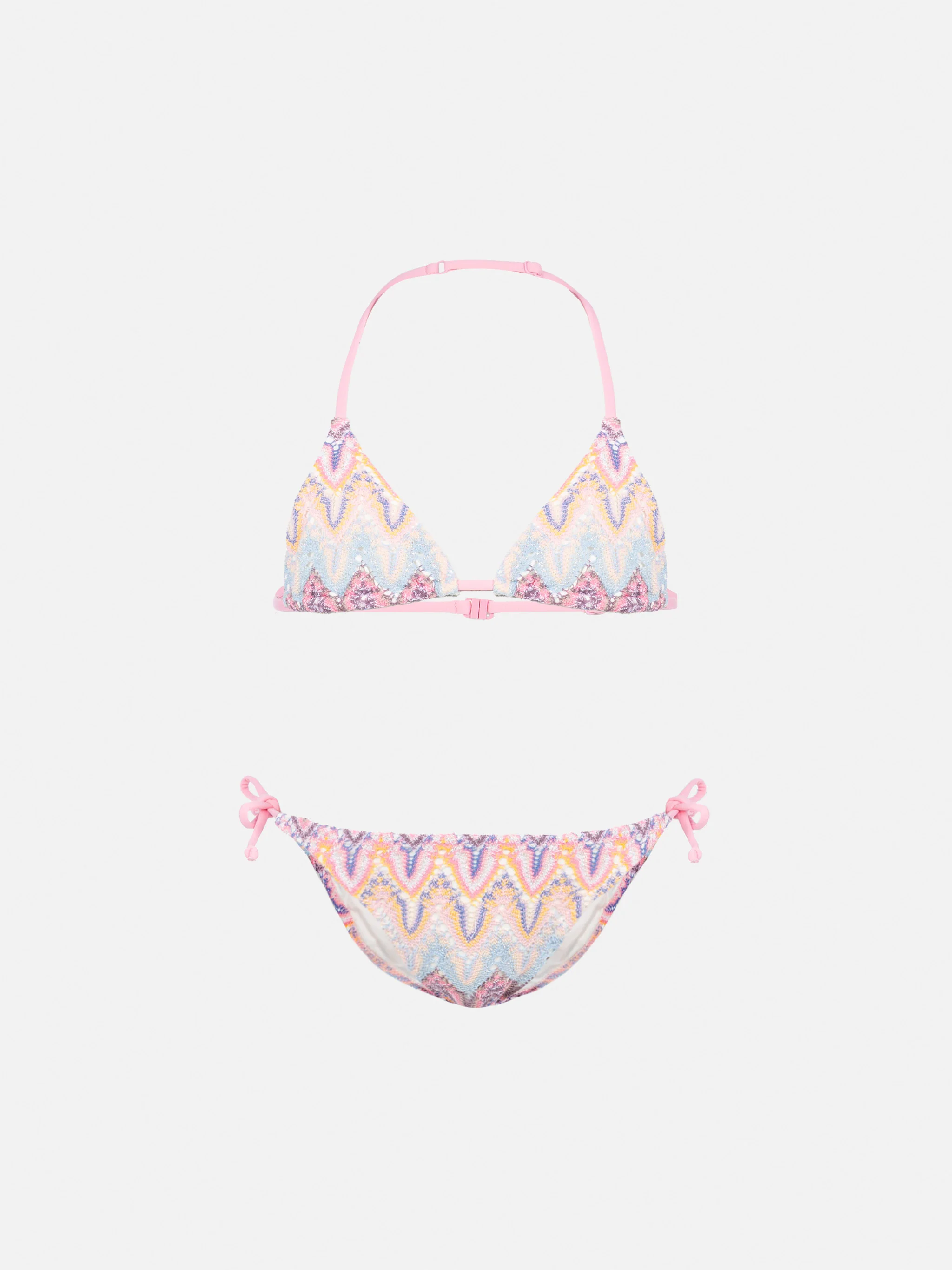 Bikini Holly een triangolo classico in tessuto raschel