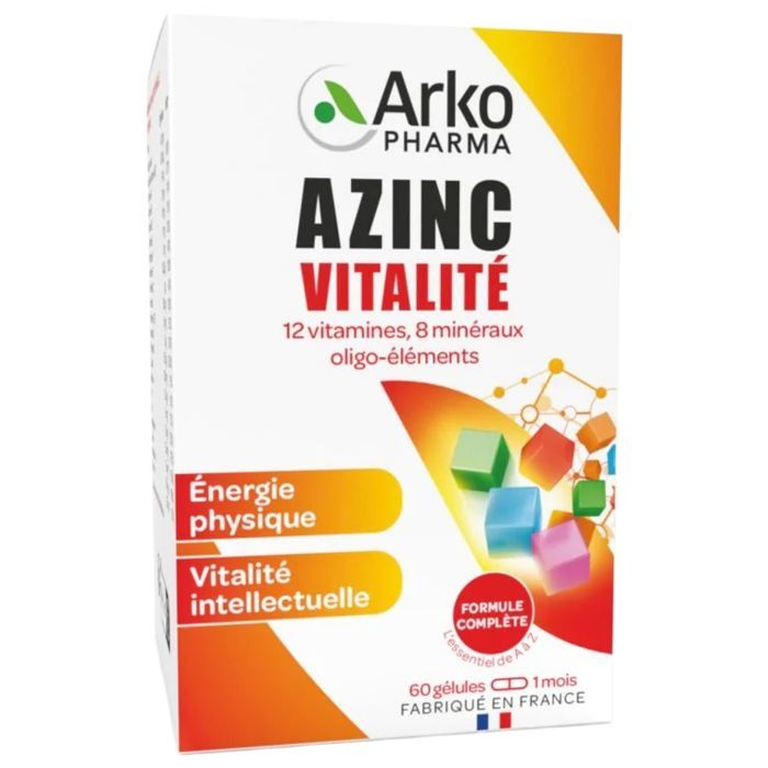 Arkopharma Zinc Vitality Vitaminas C y E Zinc 60 cápsulas
