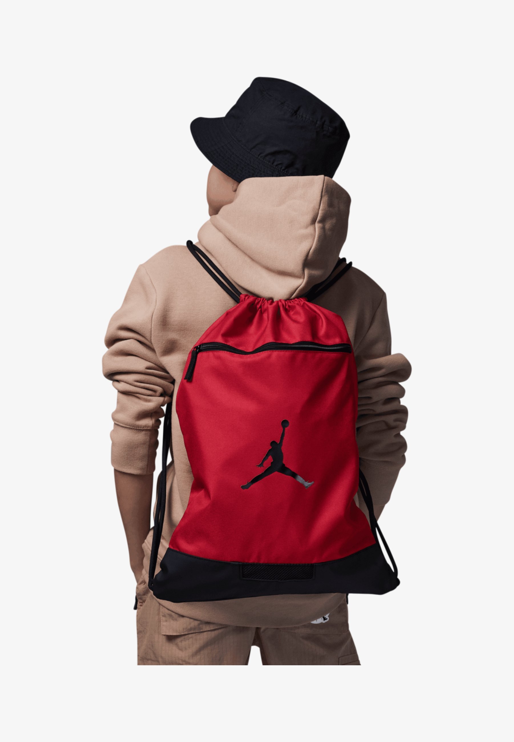 Jordan SPORT GYM UNISEX - Sporttas met trekkoord - gym rood