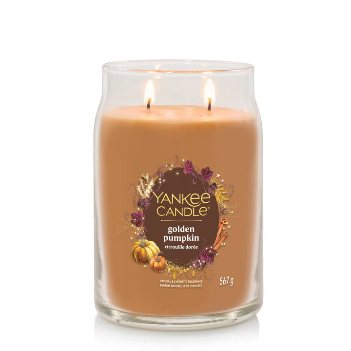 Signature Jar Candles Golden Pumpkin - Candela Profumata