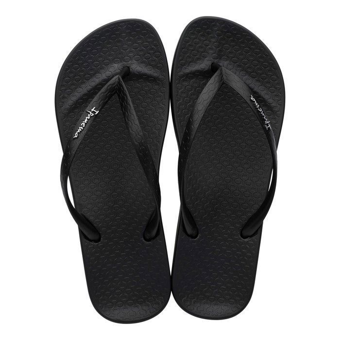 Anatomische teenslippers in bruin - Ipanema - Zwart - Dames - Rubber