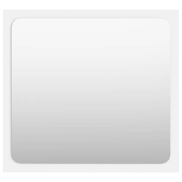 Ensemble de meubles de salle de bain - KALISSE - Blanc - 41x38,5x46 cm - Lavabo intégré - Miroir inclus - Aggloméré