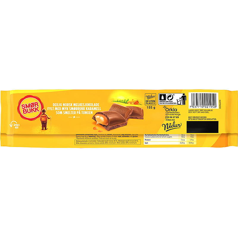 Nidar Butterbukk plato grande 155 g Nidar