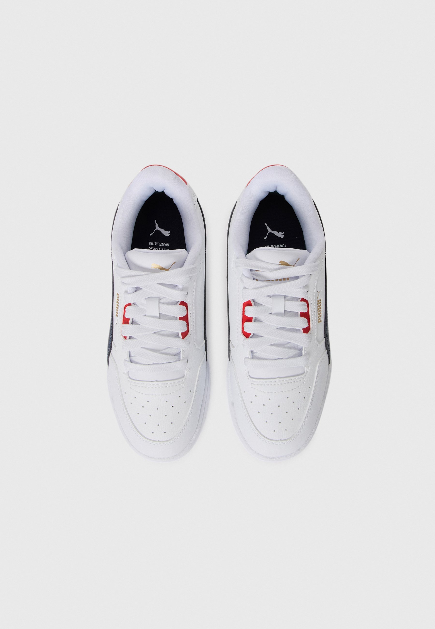 Baskets Puma SHUFFLE DOWNTOWN UNISEXES - blanches/bleu marine/rouge intemporel