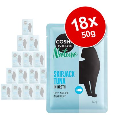 Cosma Nature -pussisäpakkaus 18 x 50 g
