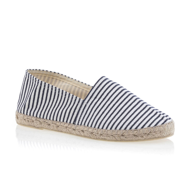 Blå espadriller med tausåler til dame