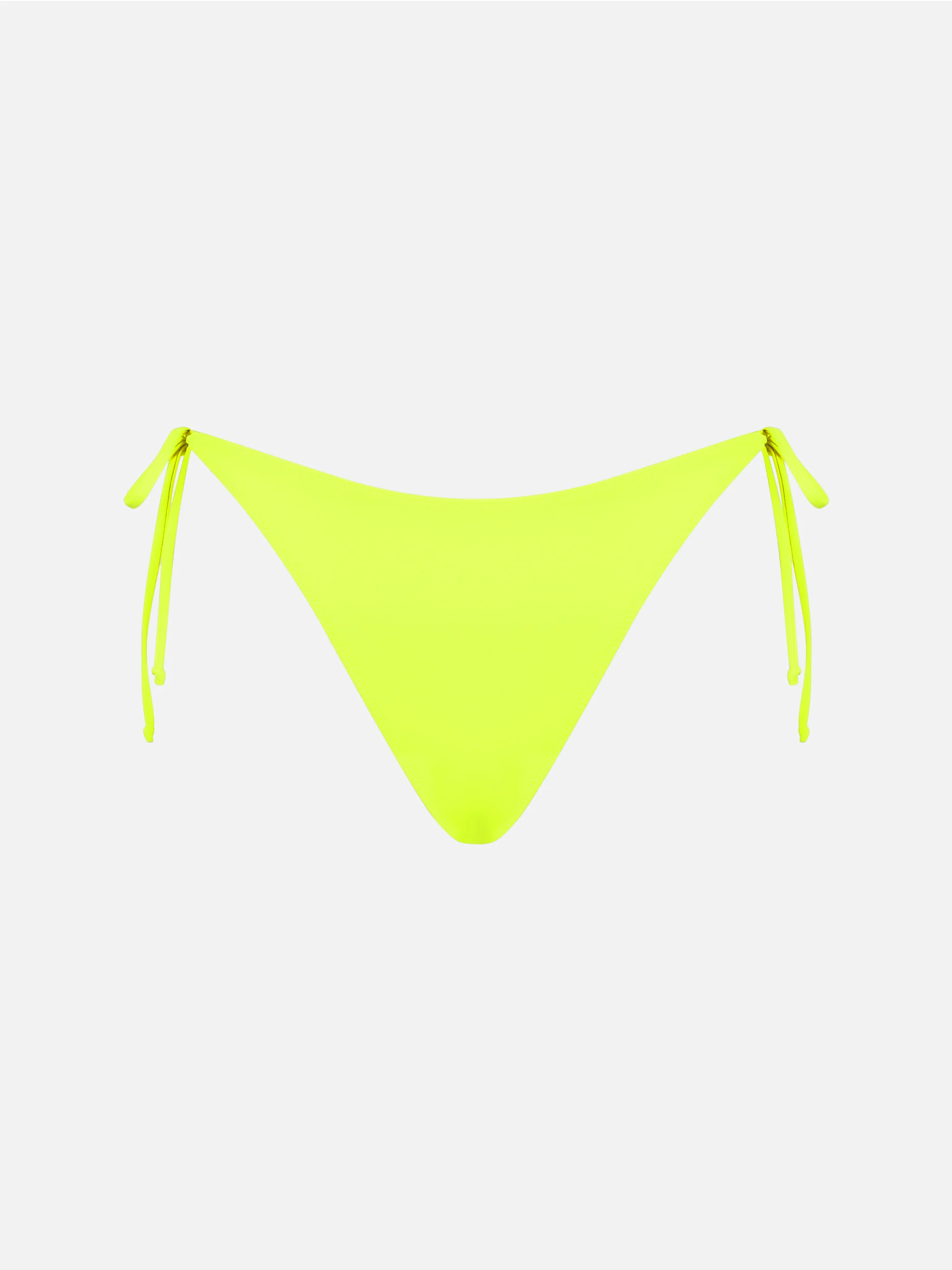 Culotte de bain jaune fluo pour femme